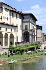 Fototapeta na wymiar Uffizi Gallery in Florence, Italy