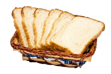 Bread from wheat in a bread