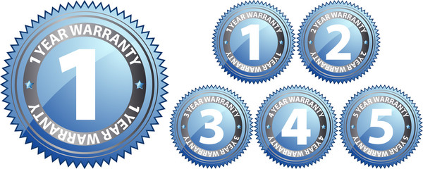 Guarantee sign, warranty label