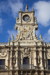 Fachada del parador de San Marcos, León, Castilla y León, Espa