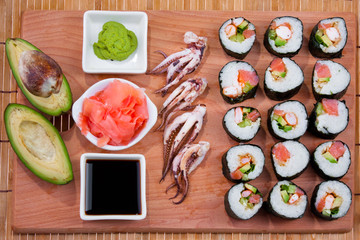 Japanese sushi,