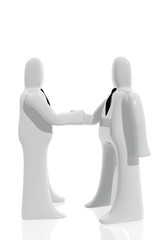 Acuerdo entre hombres de negocios