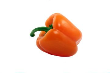 Fresh paprika isolated on white