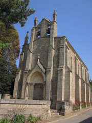 Fototapeta na wymiar Kościół Blasimon, Gironde, Aquitaine