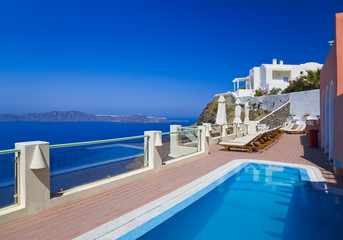 Fototapeta premium Santorini widok - Grecja