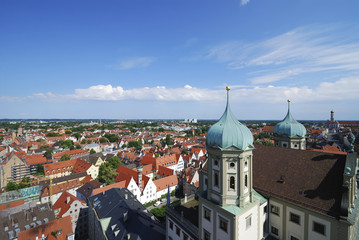 View over Augsburg