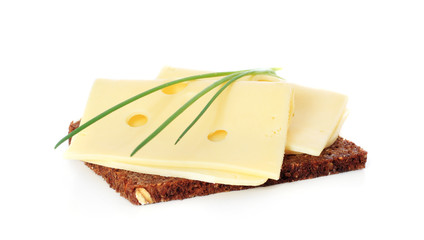 Vollkornbrot mit Käse