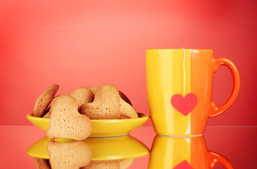 Heart-shaped cookies