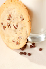 milk with cookie