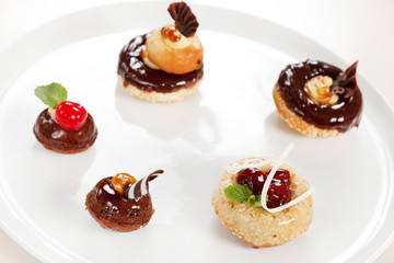 chocolate pastries