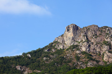 Lion Rock in Hong Kong