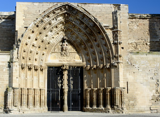 Door of the Cathedral of Lleida
