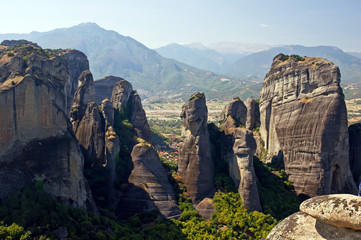 Fototapeta na wymiar Meteora - dolina klasztorów. Tesalia, Grecja