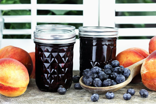 Blueberry Peach Preserves