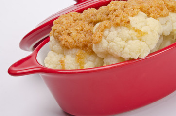 Blumenkohl mit paniermehl