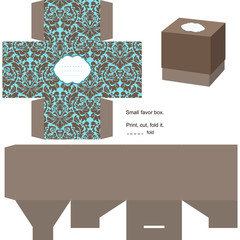 Gift box template