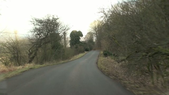 Driving on a Country Lane