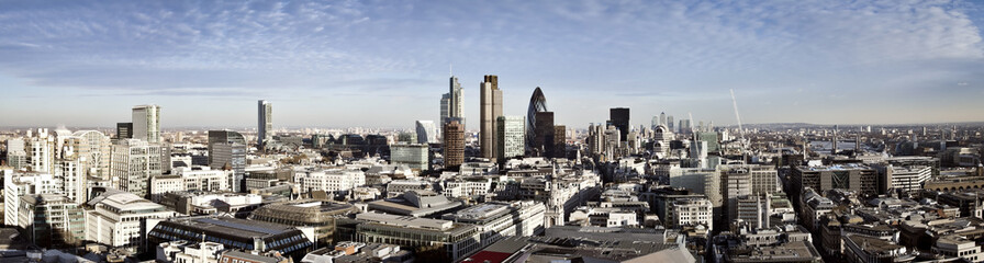 Fototapeta na wymiar City of London panorama