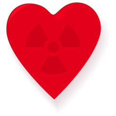 radioactive heart