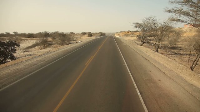 Fahrt in Wüste, Panamericana