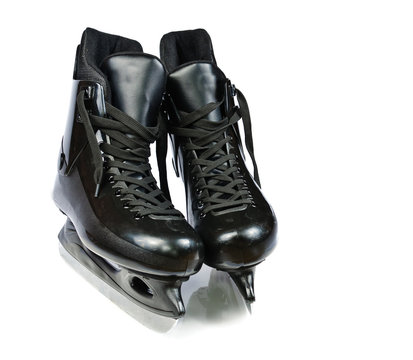 Hockey skates. Isolated on white background