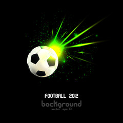 Naklejka premium light football banner