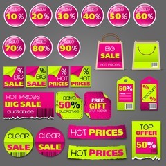 Sale labels