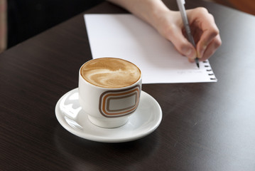 coffe on a table