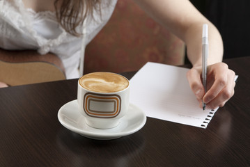 coffe on a table