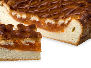Apricot pie.