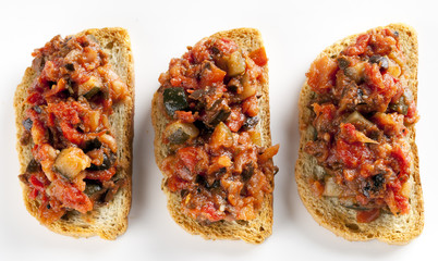 Three Bruschetta Tapas