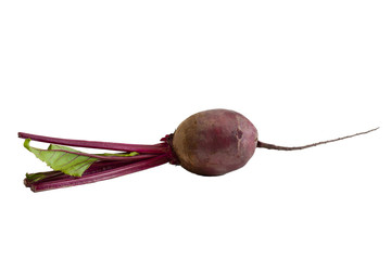Beet root isolated on white