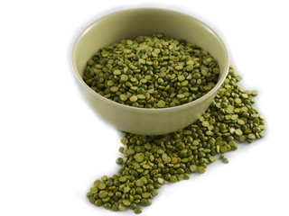 Bowl of Dry Split Peas