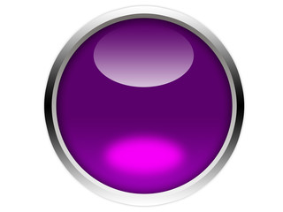 purple empty glossy button graphic