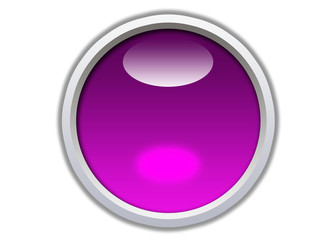purple glossy button graphic