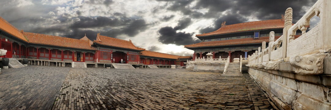 Forbidden city panoramic view