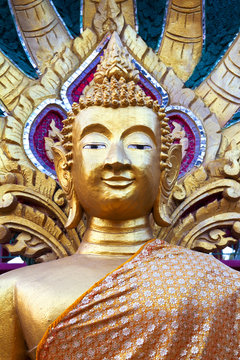 Golden temple statue
