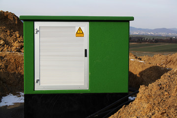 Windrad Baustelle