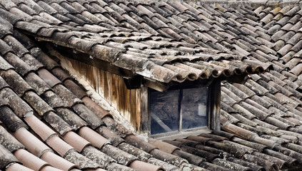 Fototapeta na wymiar Starożytny dach
