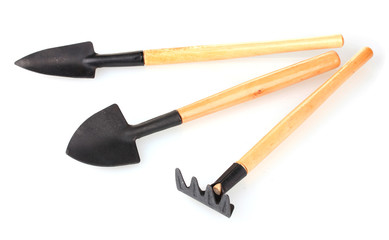 Garden set isolated on white