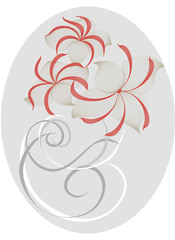 Fototapeta premium An elegant stylized bouquet of flowers