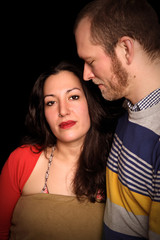 enttäuschtes Paar in resignierender Pose