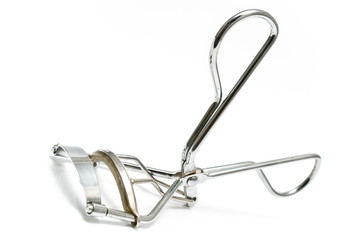 Macro of eyelash curler