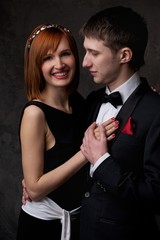 Beautiful young couple.