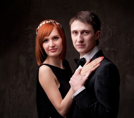 Beautiful smiling couple.