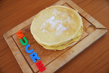 crepes au sucre