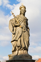 Fototapeta na wymiar Posąg św Kingi, Bamberg