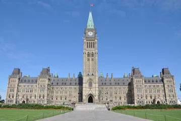 Poster Parliament Buildings, Ottawa, Canada © Wangkun Jia