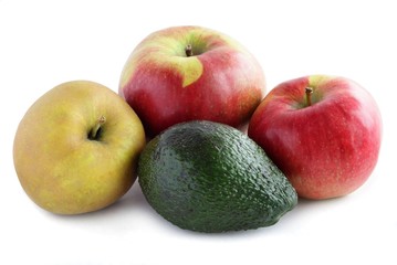 apples and avocado fruit