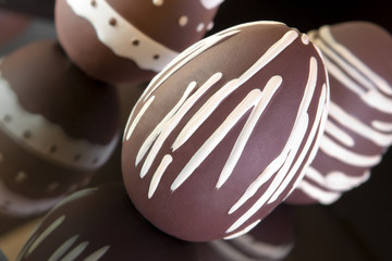 Oster-Deko mit Schokoladeneiern (2)